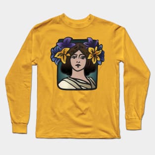 Flora - Goddess of Flowers Long Sleeve T-Shirt